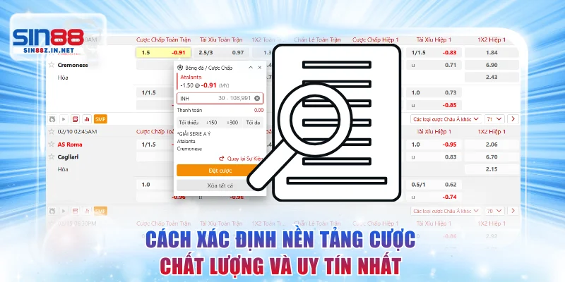 Cách để xác định nền tảng cược chất lượng và uy tín nhất